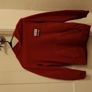 Van's Big Kid Red Hoodie